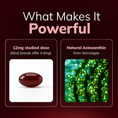 Rovina Astaxanthin - Nature’s Most Powerful Antioxidant for Whole Body Support & Cellular Protection